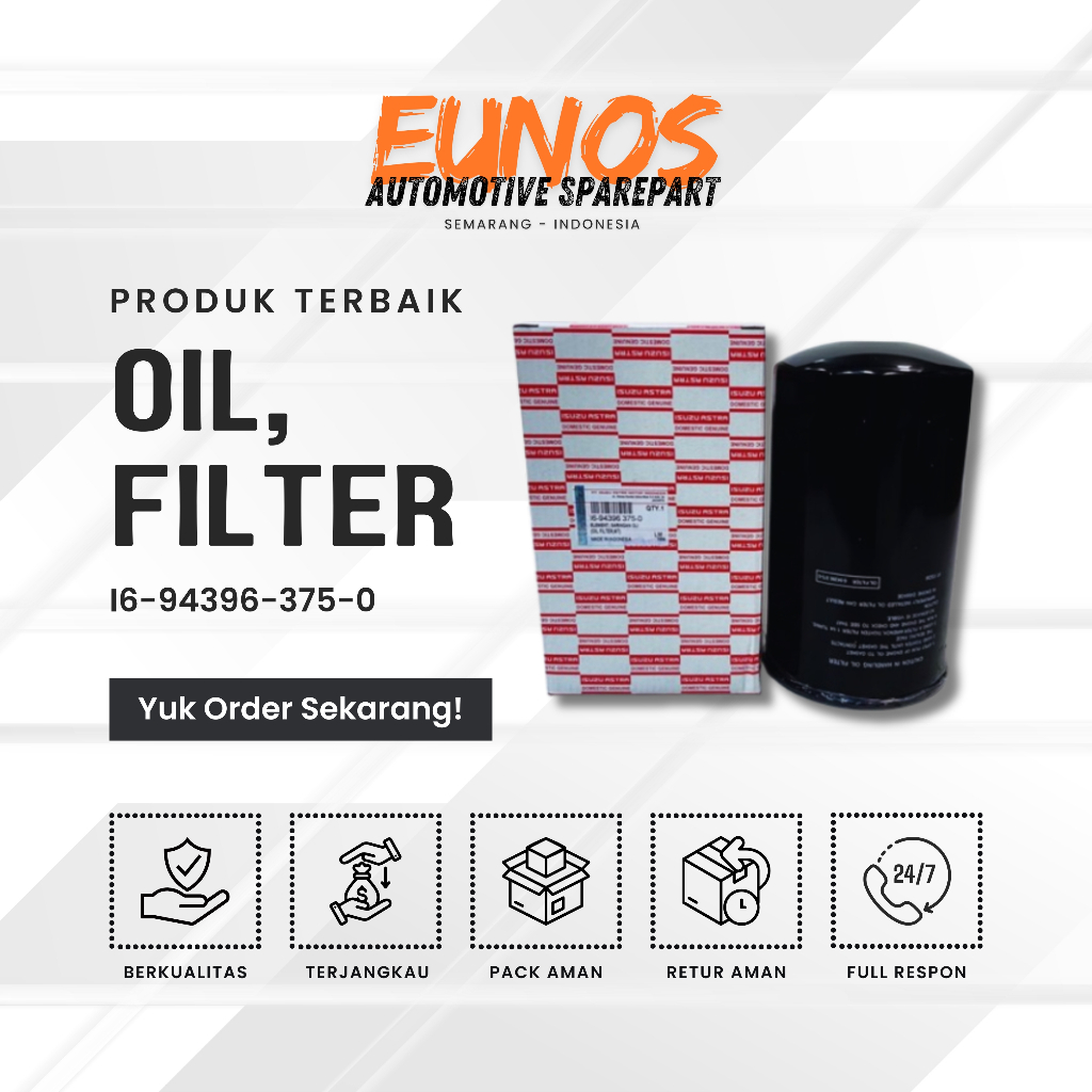 Jual FILTER OLI ISUZU GIGA FVM/FVR/FVZ ASLI !! I6-94396-375-0 | Shopee ...