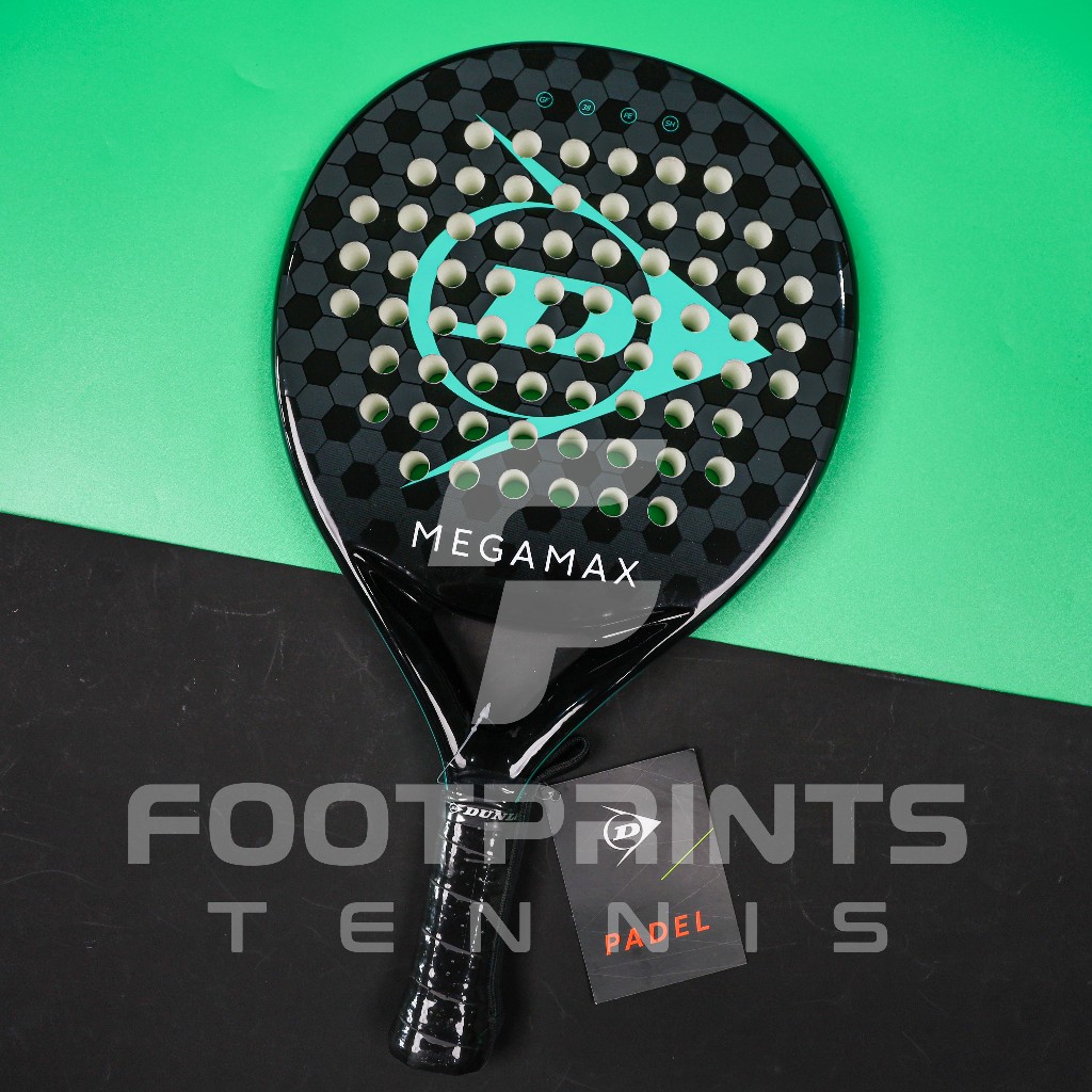 Jual Dunlop Megamax Black Padel Racket Raket Original | Shopee Indonesia