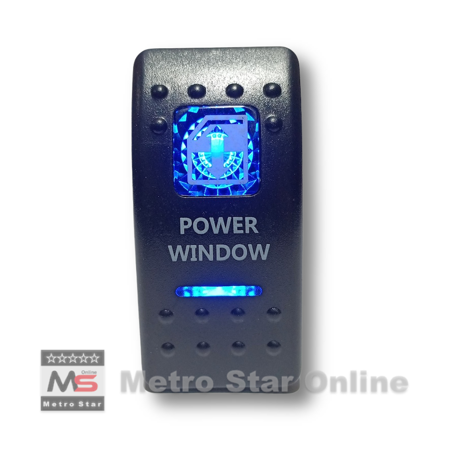 Jual Rocker Switch Saklar Model ARB - Power Window (ON)-OFF-(ON) 7 Pin ...