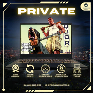 (PRIVATE) Grand Theft Auto V Enhanced Legacy (Bisa Online dan Roleplay/FiveM) Premium Edition Game PC 100% Original Akun Steam Epic Rockstar Multiplayer Online Download Private Laptop