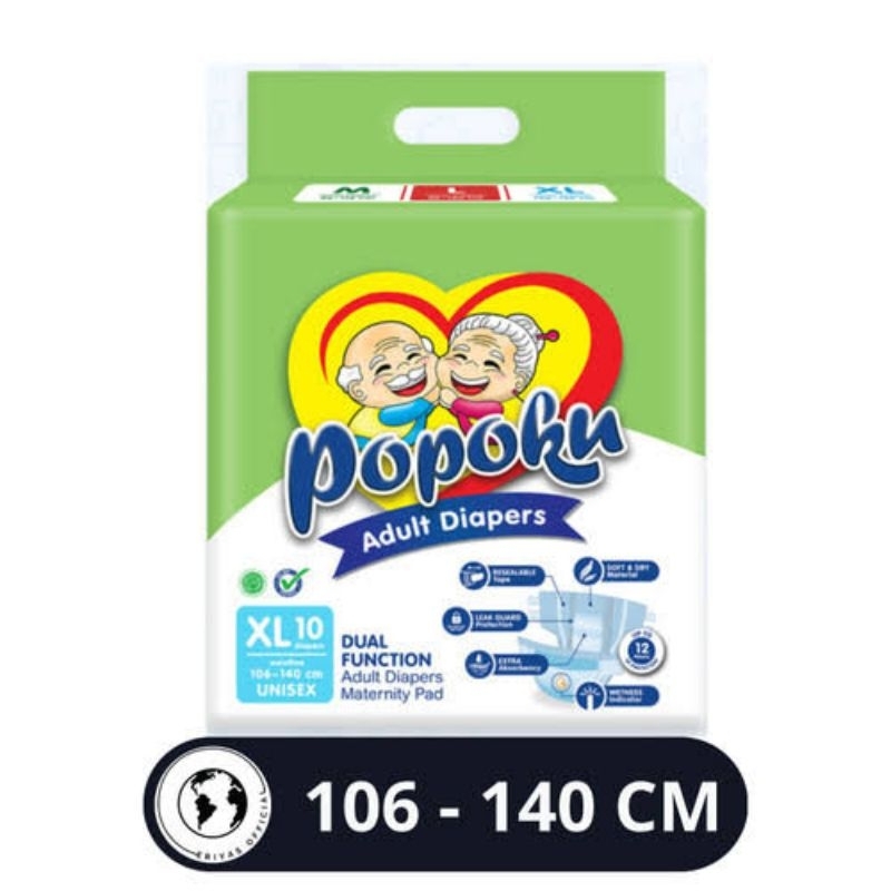 Jual Popoku Adult Diapers ukuran M/L/XL | Shopee Indonesia