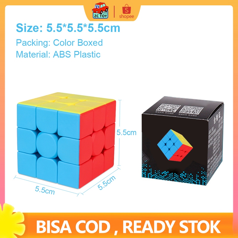 Jual ZCTOY Magic Cube 3x3/2x2 Speed Cube Stickerless | Shopee Indonesia