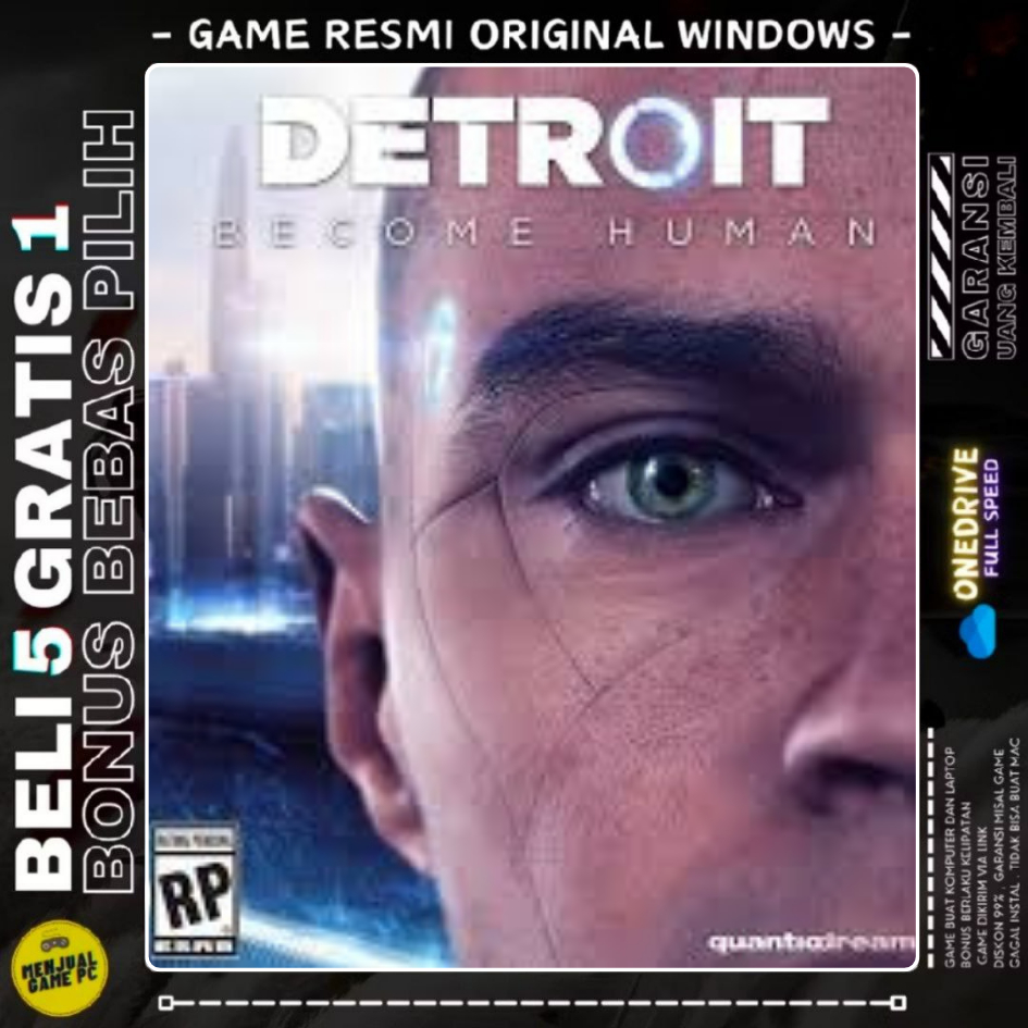 Jual DETROID BECOME HUMAN - GAME WINDOWS ORIGINAL - GAME PC - GAME ...