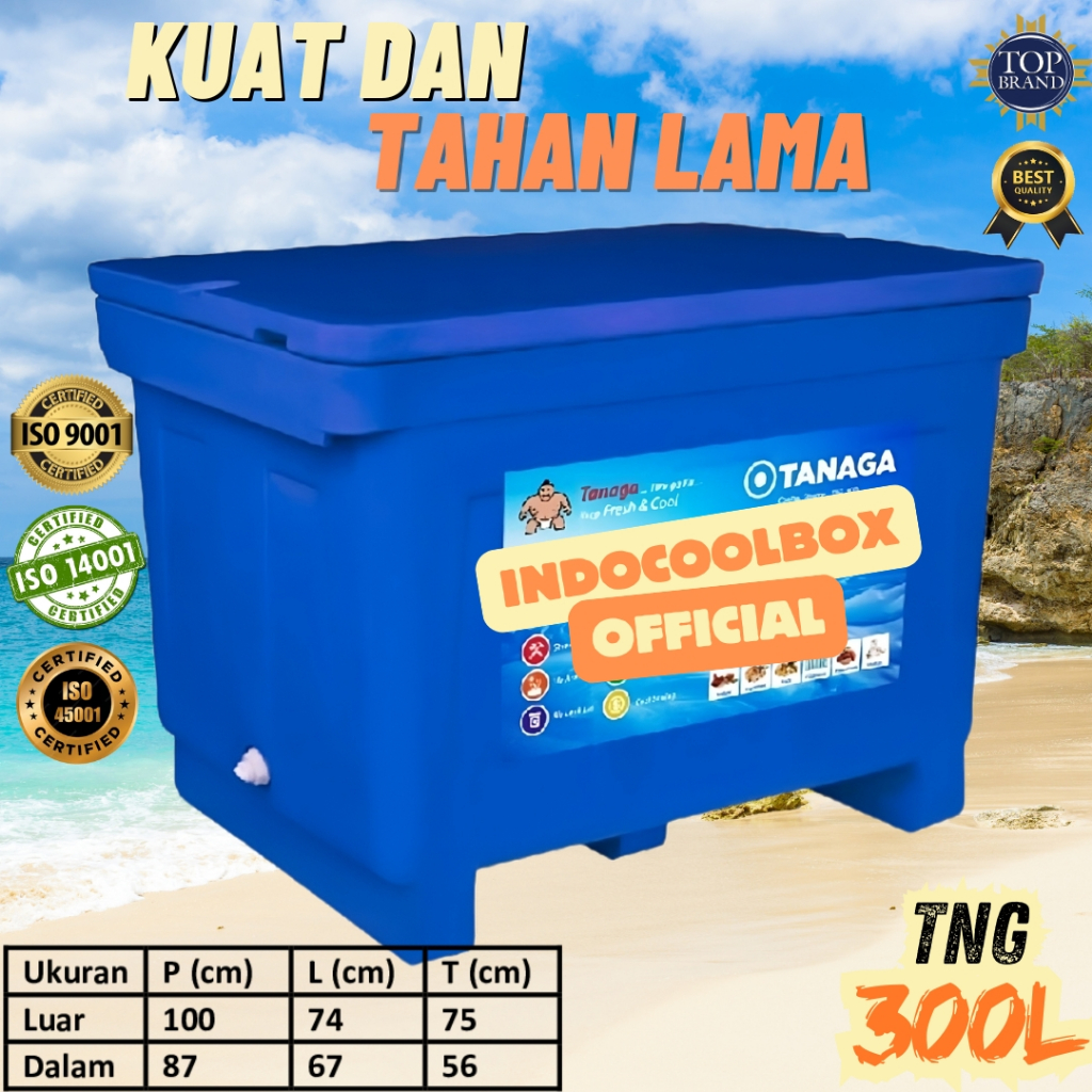 Jual Cooler Box Tanaga 300 Liter Termos Es Kotak Tempat Es Batu
