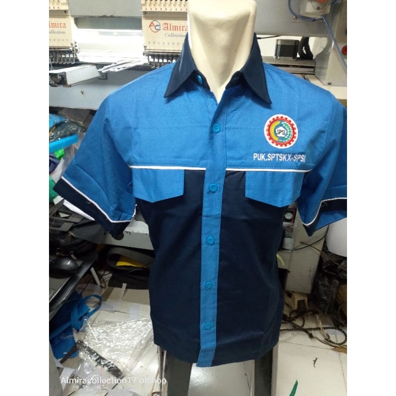 Jual kemeja SPSI serikat pekerja seluruh Indonesia | Shopee Indonesia