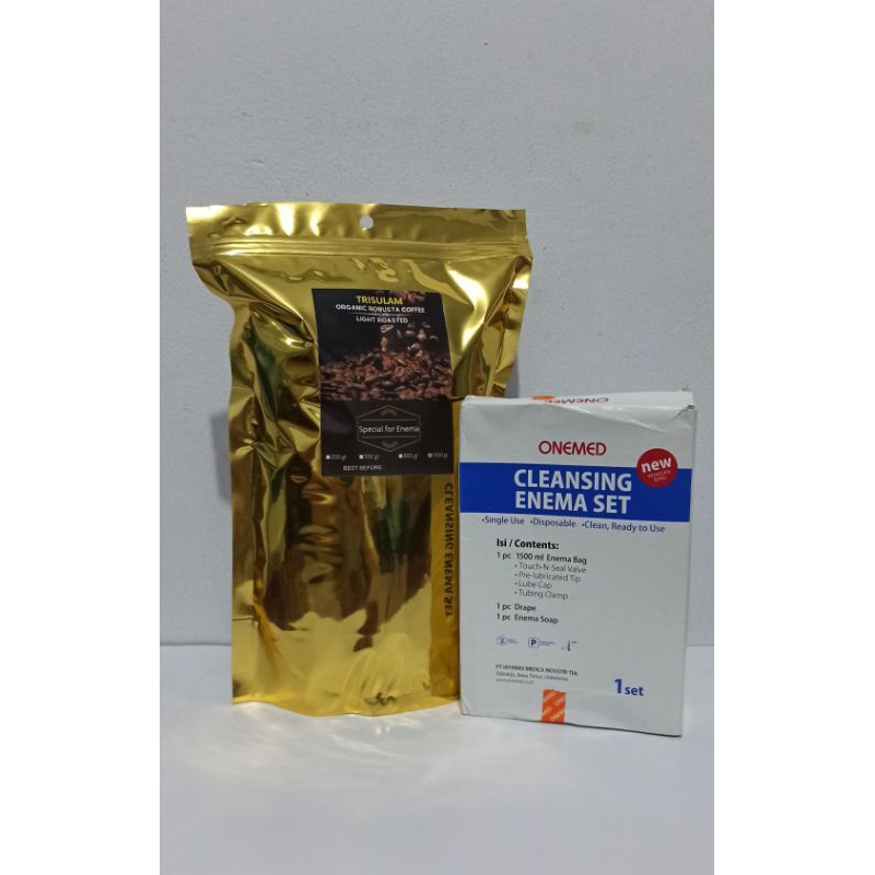 Jual Paket Kopi Enema Organik Light Roasted 1 kg dan Cleansing Enema ...