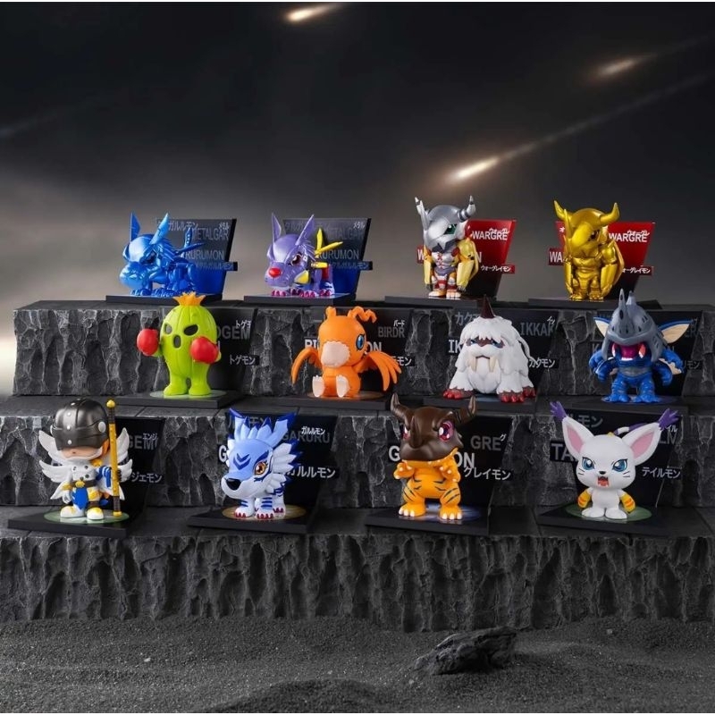 Pop Mart Blind Box - Digimon Fridge Magnet Series (Greymon