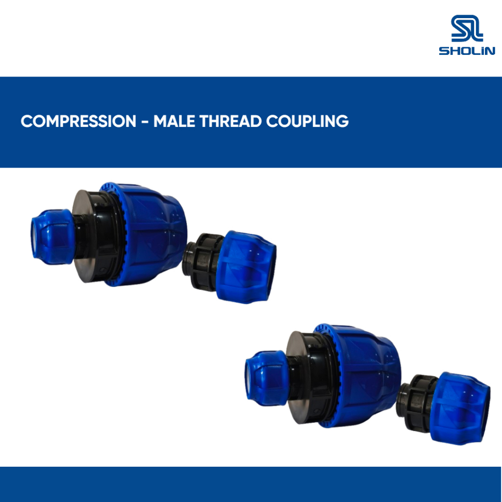 Jual FITTING - COMPRESSION (MALE THREAD COUPLING) | Shopee Indonesia