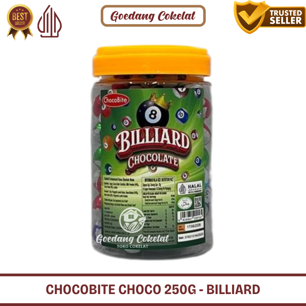 Jual Chocobite Golden Billiard Football Chocolate Coklat Emas Toples ...
