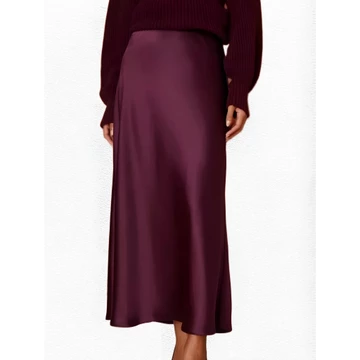 Dilla Rok Satin Skirt Series Premium Rok Satin Panjang Maxi Skirt Perempuan