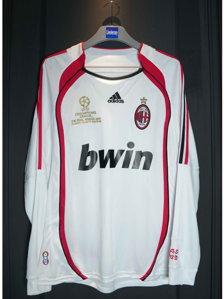 Maillot Et Chaussettes AC Milan Vintage – Lotto, Maillot Manches Longues XXL, Lot Complet