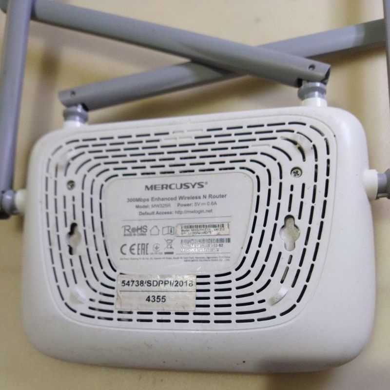 Jual router Wi-Fi mercusys MW325R 300Mbps Enhanced wireless | Shopee ...