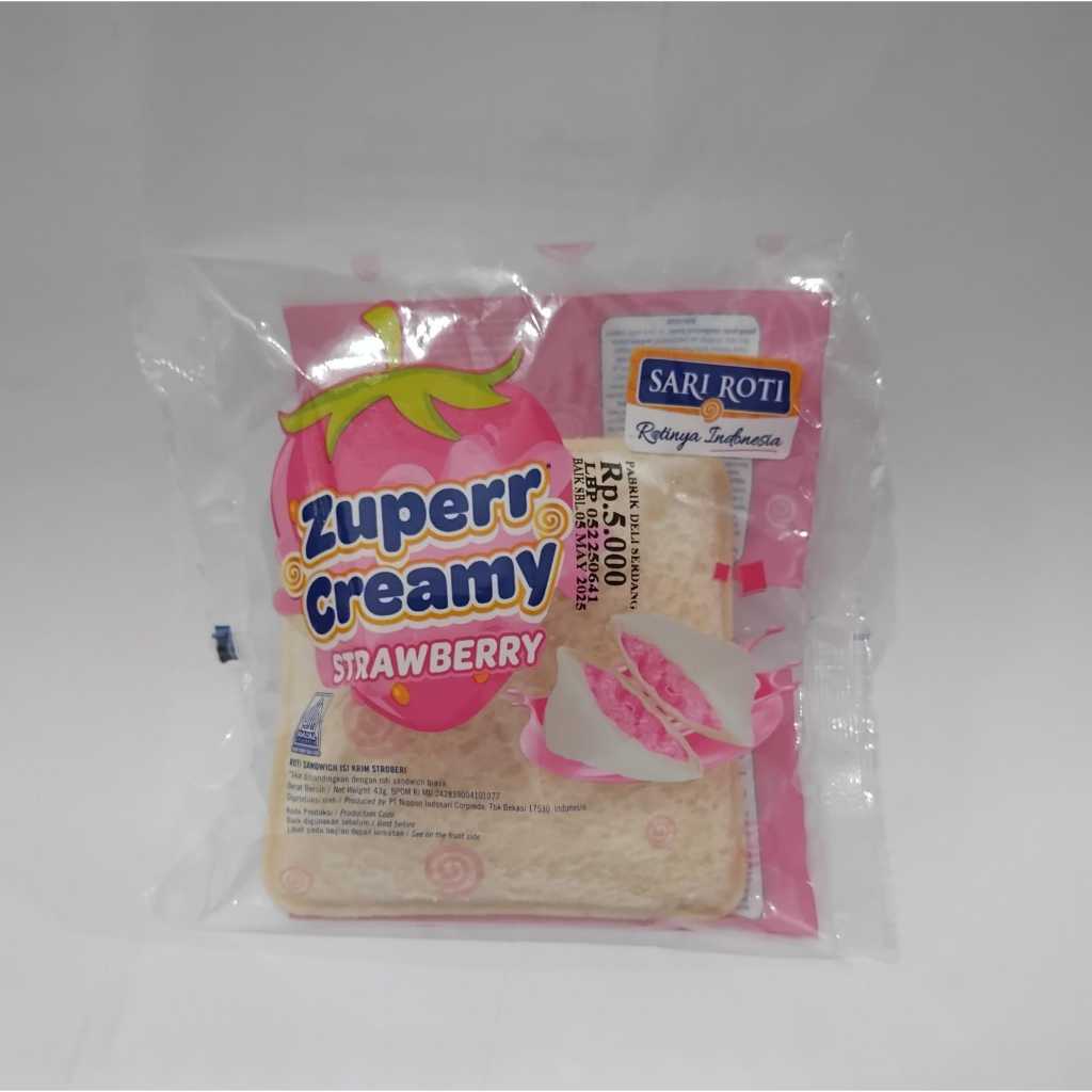 Jual SARI ROTI Z.CRMY STRAWBERRY 43G | Shopee Indonesia