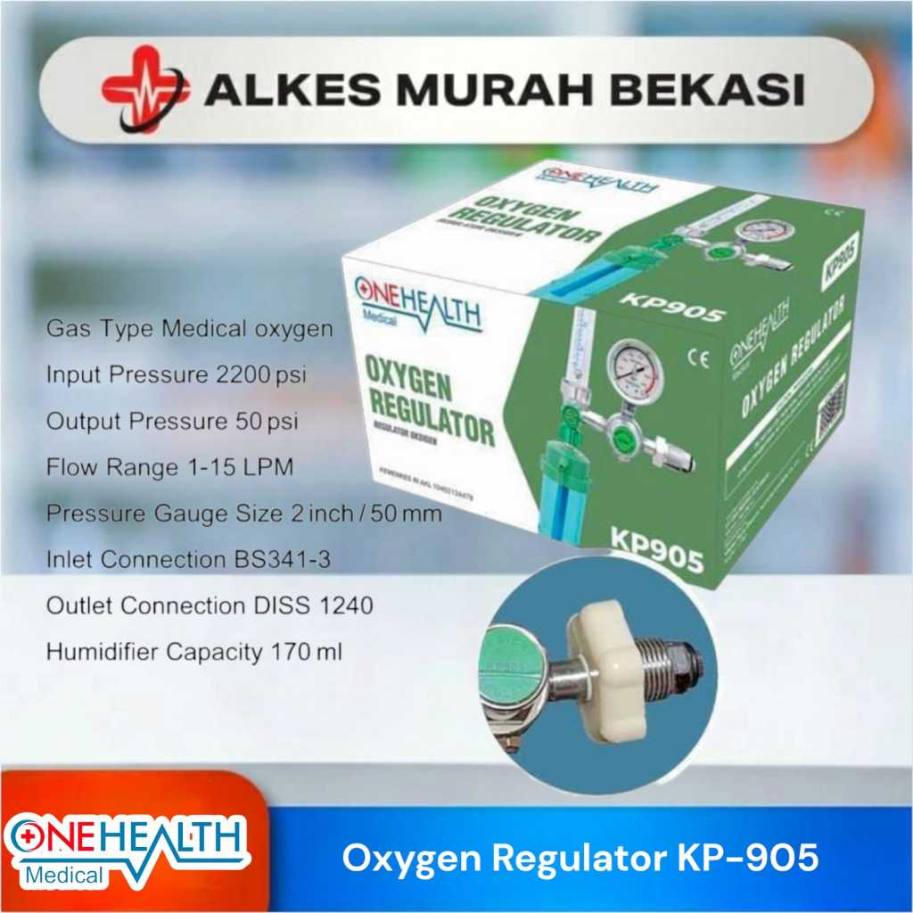 Jual ONEHEALTH OXYGEN REGULATOR K…