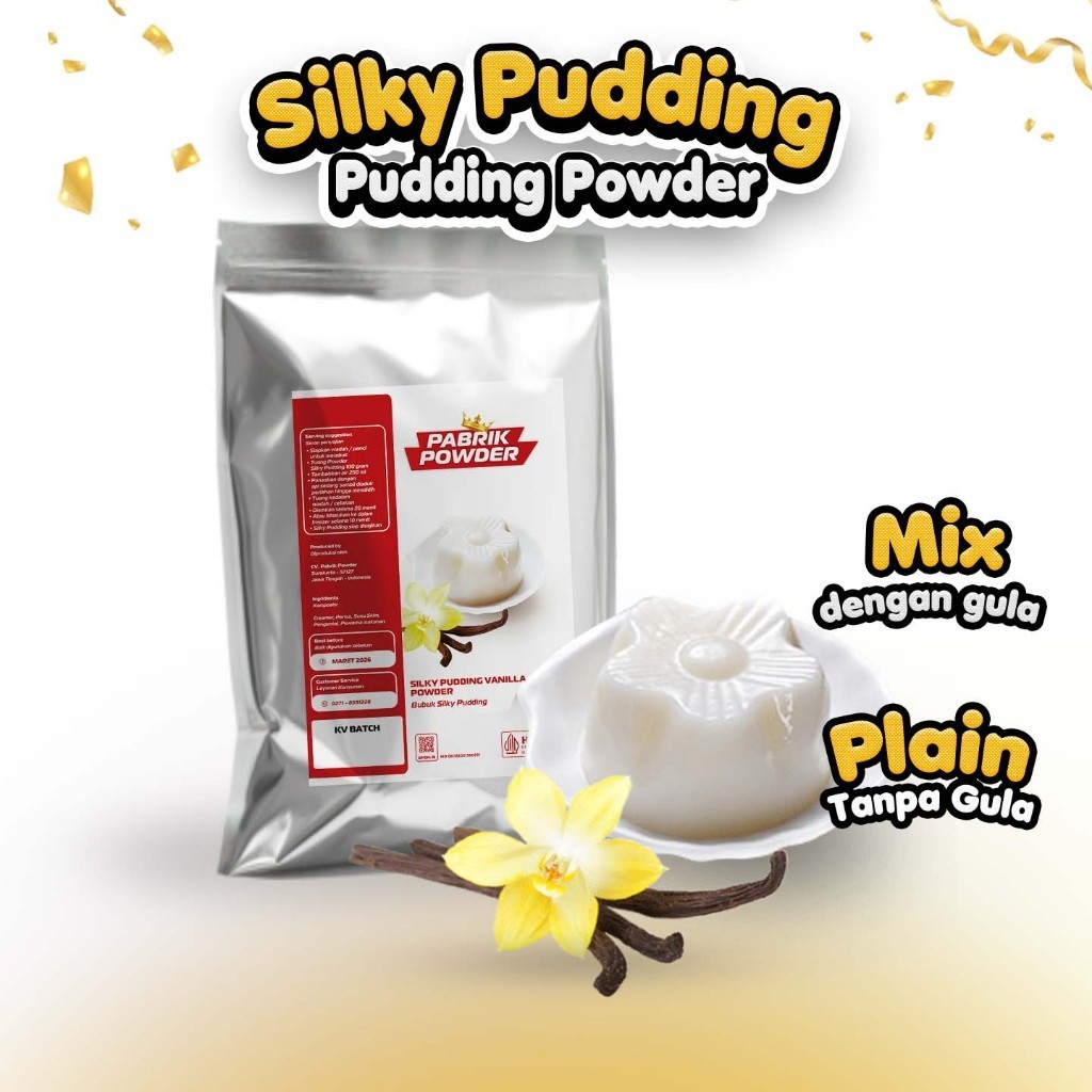Jual Silky Pudding Powder, Bubuk Puding Premium Dessert, Pabrik Powder ...