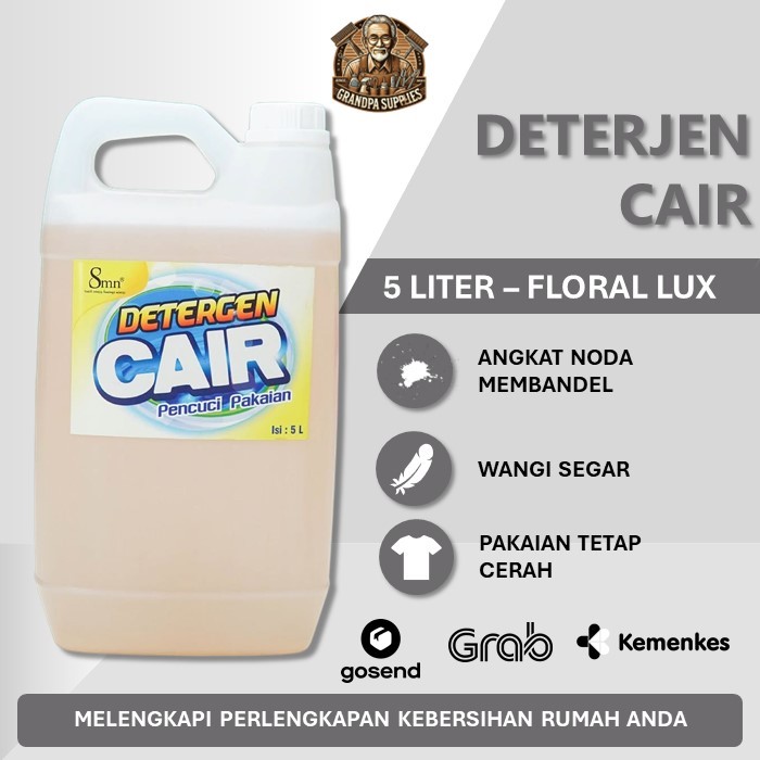 Jual Deterjen Cair Laundry Mesin Cuci Detergen Sabun Pakaian Matic Baju ...