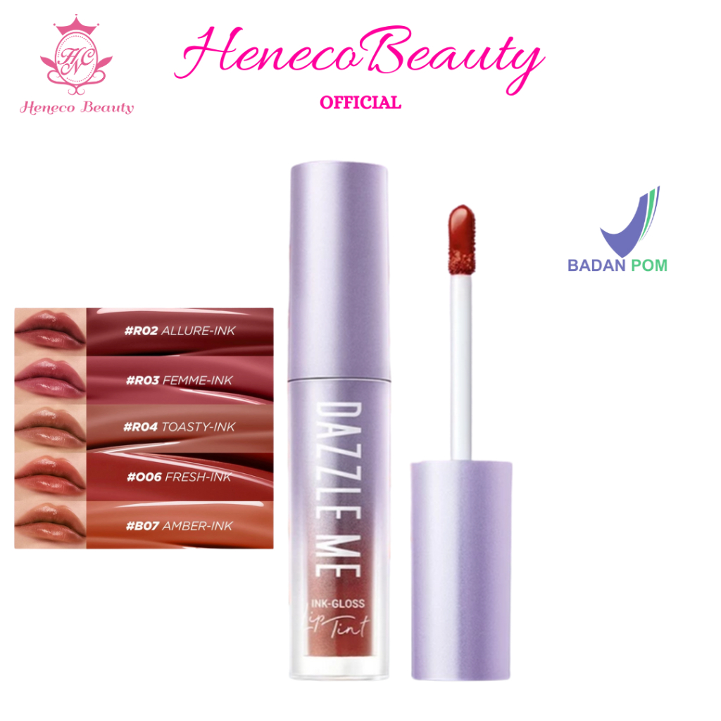 Jual DAZZLE ME DZM Ink / Gloss Lip Gloss 2.5ml - Tinted Stain /Tint ...