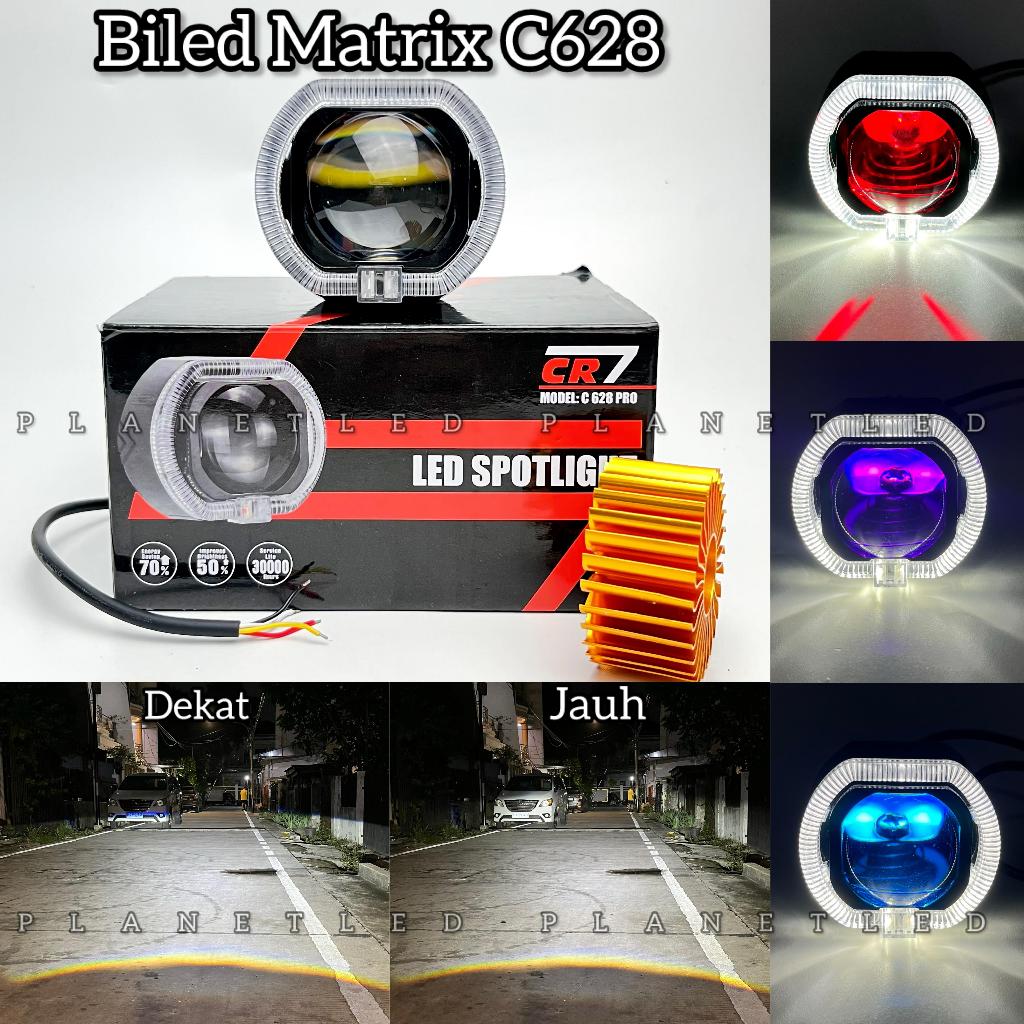 Jual Lampu Projie Biled Matrix X1 C628 CR7 2,5inc Original | Shopee ...