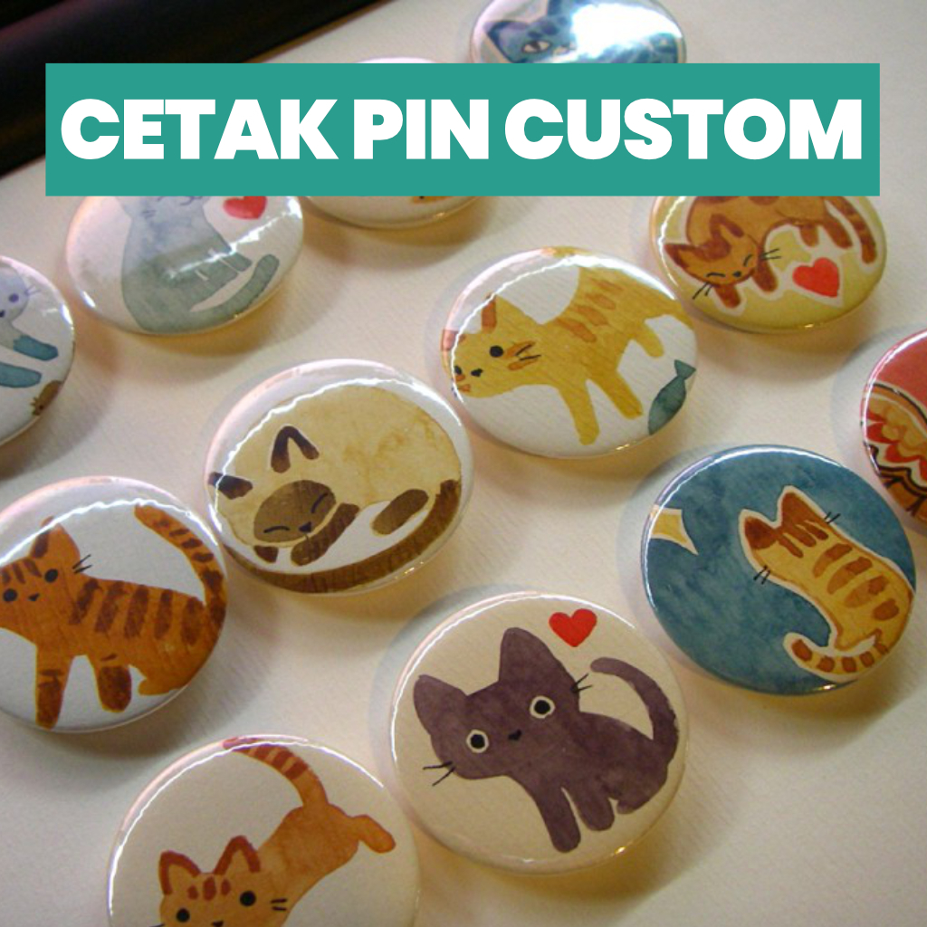Jual Cetak pin custom, satuan bisa | Shopee Indonesia