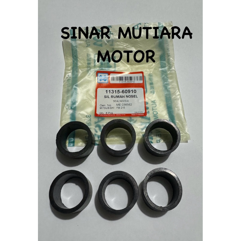 Jual karet abu nozzle seal injector set isi 6pcs mitsubishi fuso ps190 ...