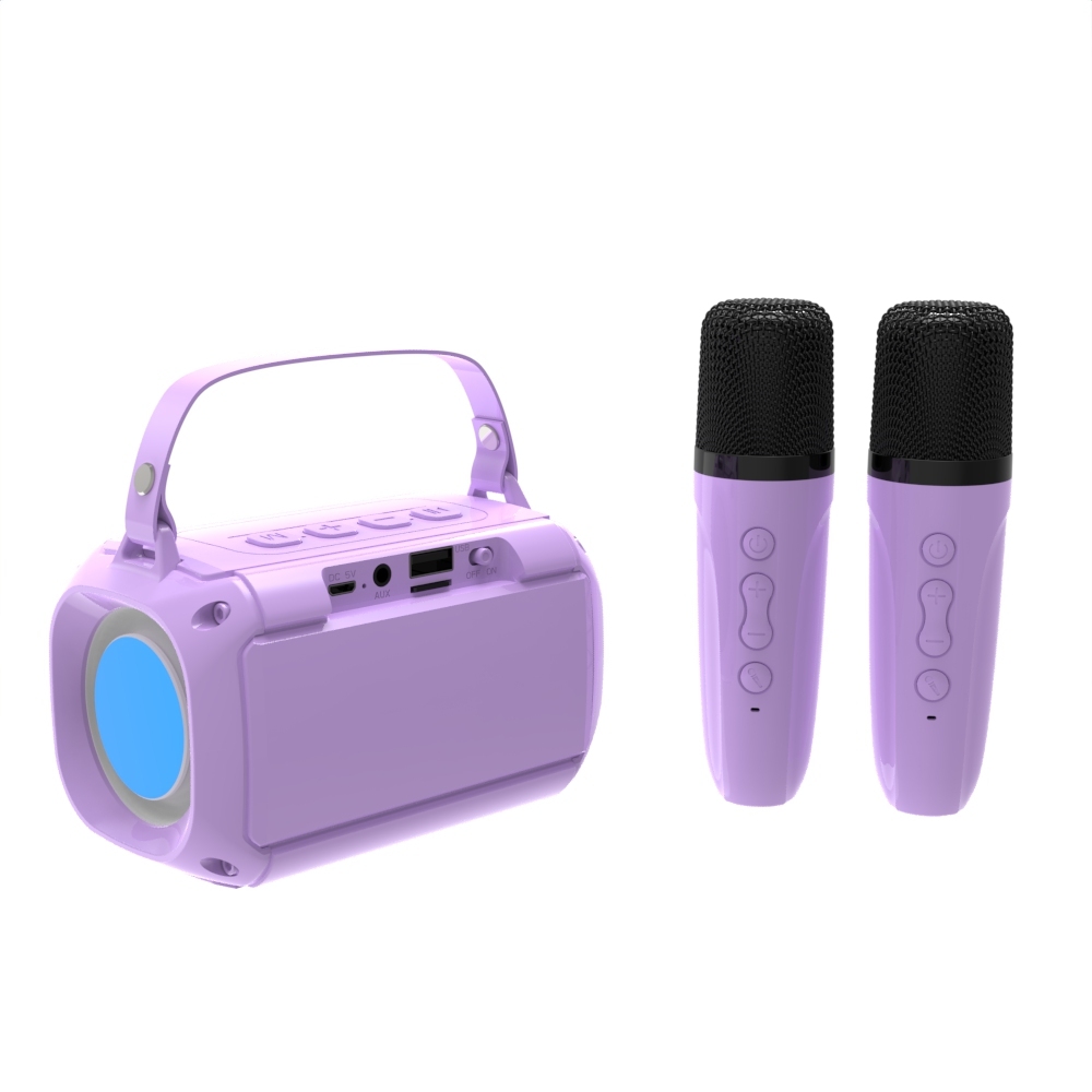 Jual Mayy official id 2MIC Speaker karaoke bluetooth 1 SET RGB Wireless ...