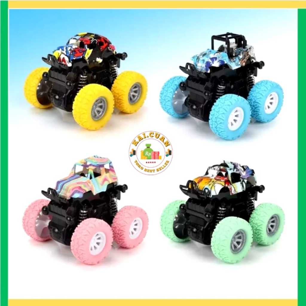 Jual (KAI)Mainan Zap Monster 2019 /Mobil Zap 4 Drive 360 Derajat ...