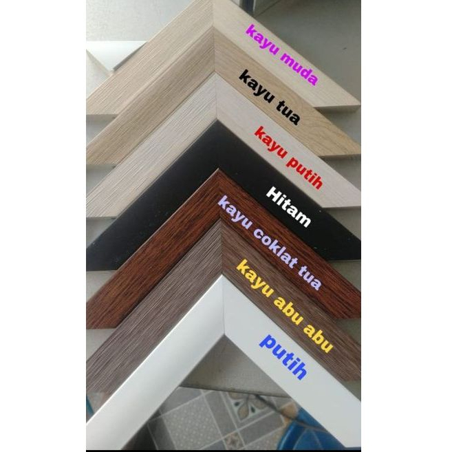Jual FRAME FIBER BATANGAN RATA 2,5 CM ISI 100 | Shopee Indonesia