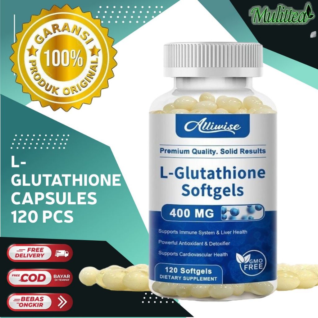 Jual Alliwise Glutathione Anti Penuaan Meningkatkan Antioksidan Kekebalan  Tubuh Perawatan Kulit | Shopee Indonesia