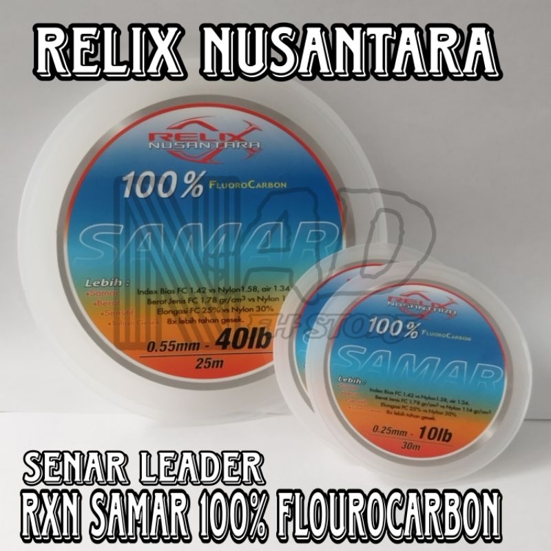 Jual *Senar Leader Relix Nusantara Samar 100% Flourocarbo NAD FH ...