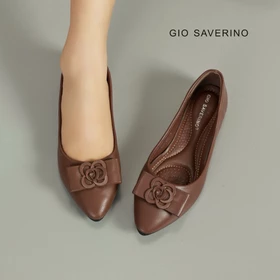 Gio Saverino Sepatu Flat Shoes Wanita Mewah Elegant Tamara