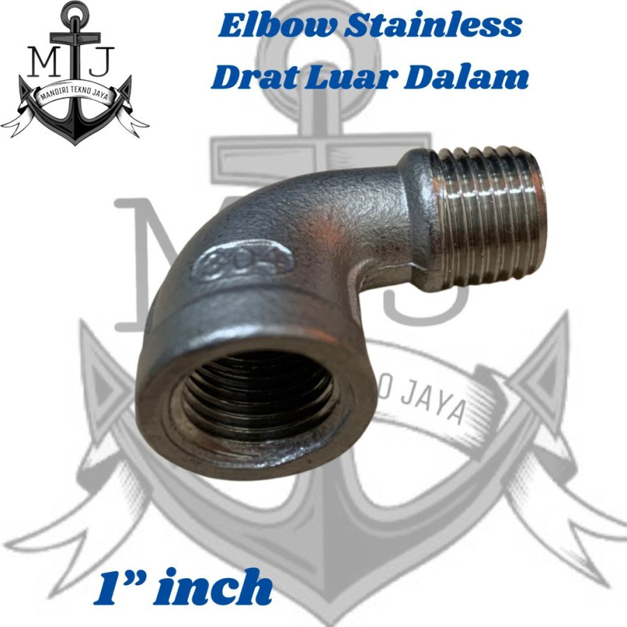 Jual 1 INCH STREET ELBOW STAINLESS | Shopee Indonesia