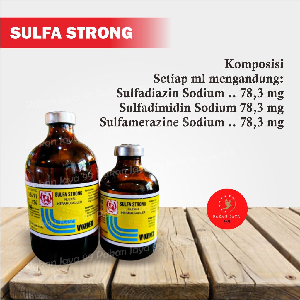 Jual SULFA STRONG WONDER SULFASTRONG INJEKSI OBAT SAPI KAMBING KUCING ...