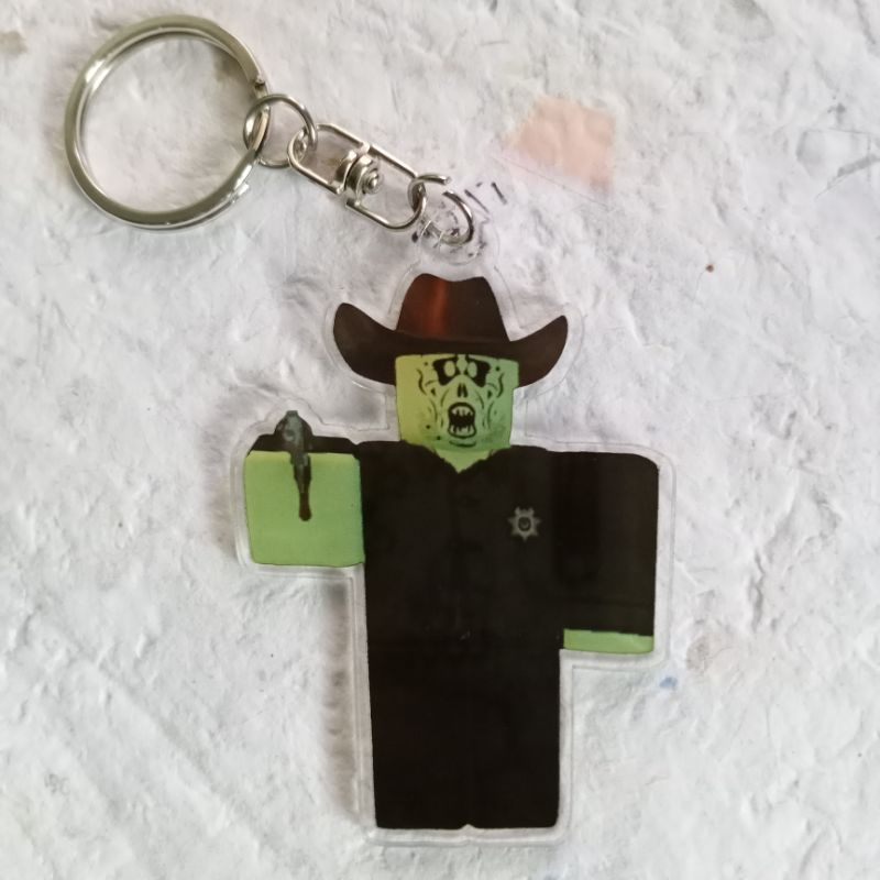 Jual ganci SHERIFF Zombie Dead Rail keychain gantungan kunci Sheriff ...