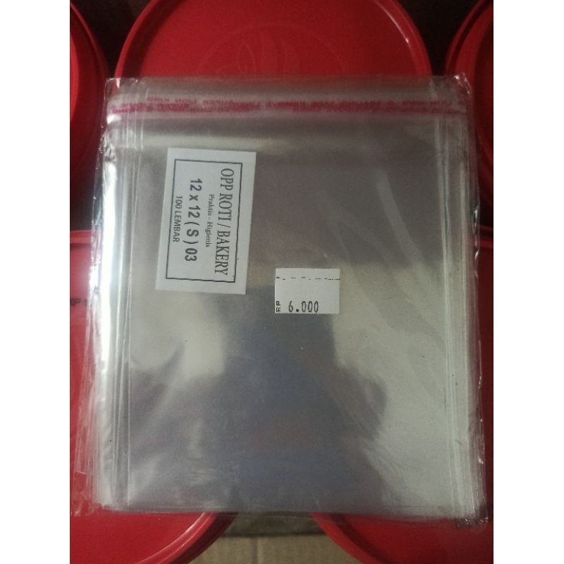 Jual Plastik OPP Bening Berbagai Ukuran Isi 100Lembar / OPP Roti ...