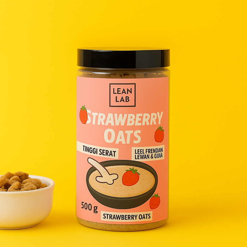 Jual Lean Lab Instant Oats 500gr (Chocolate/Cinnamon/Strawberry ...