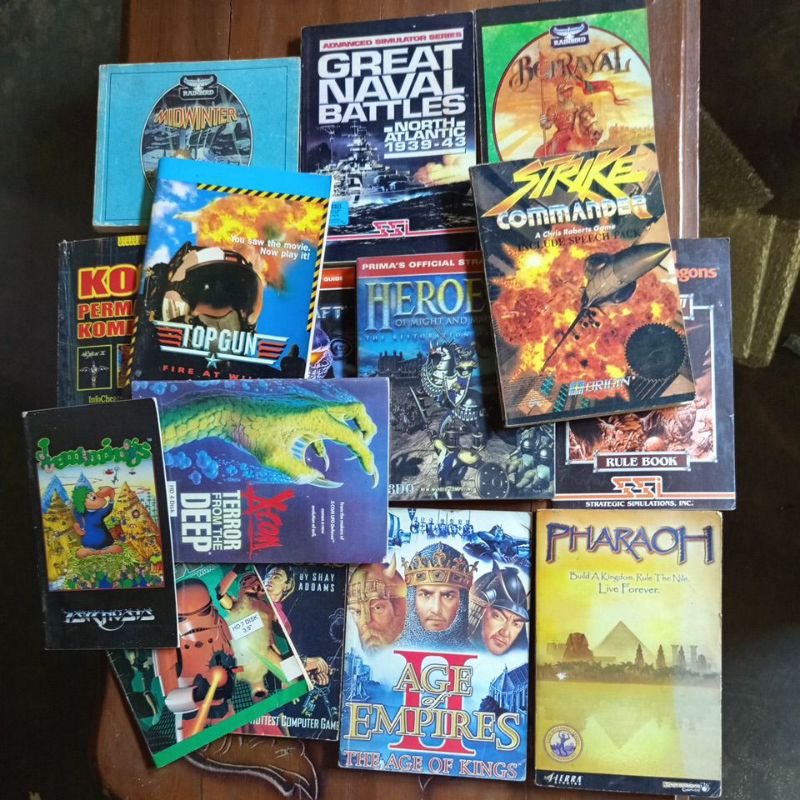 Jual Buku Panduan & Manual Guide Game PC Komputer Lawas Jadul | Shopee ...