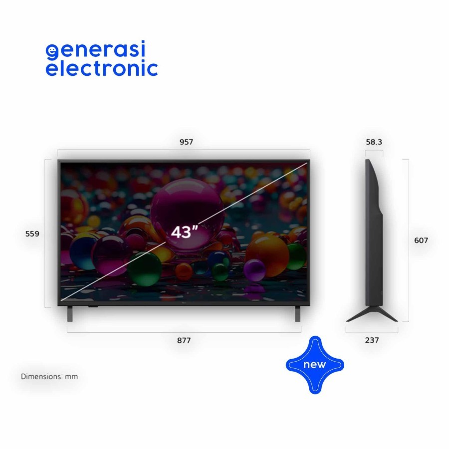 Jual SMART TV LG 43UA7500 SMART TV FULL HD ACTIV HDR 43ua7500psa WEB OS ...