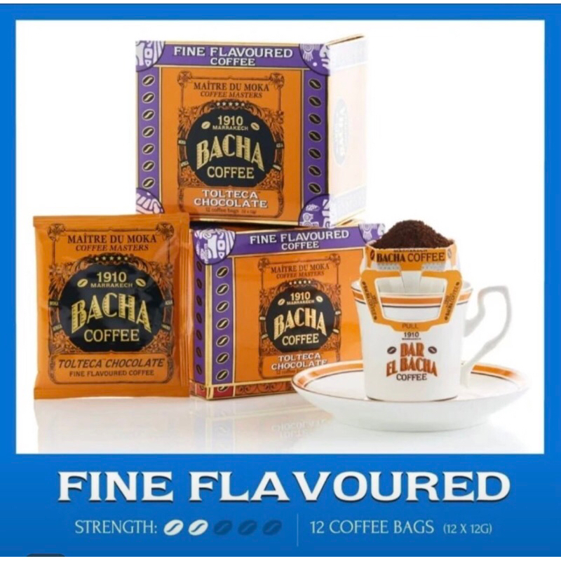 Jual Tolteca Chocolate Bacha Coffee Gift Box isi 12 bags Kopi Bubuk ...
