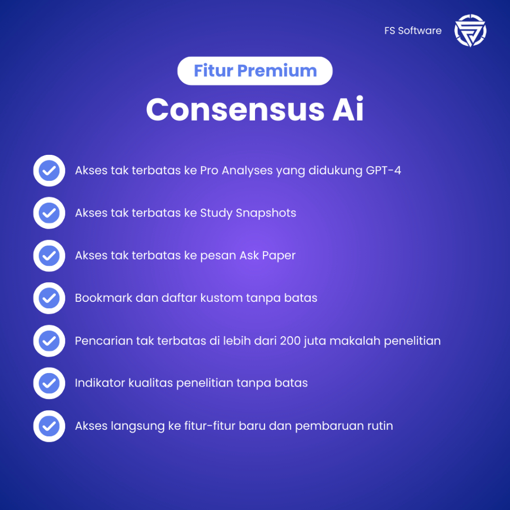 Jual Consensus Ai Premium 1 Bulan | Shopee Indonesia
