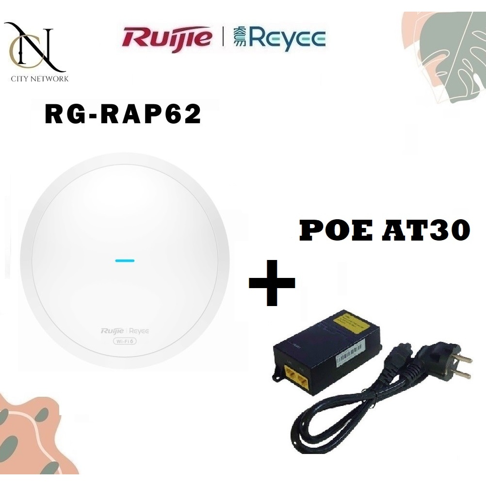 Jual RG-RAP62 Wi-Fi 6 AX1800 Ceiling-Mount Access Point RAP62 | Shopee ...