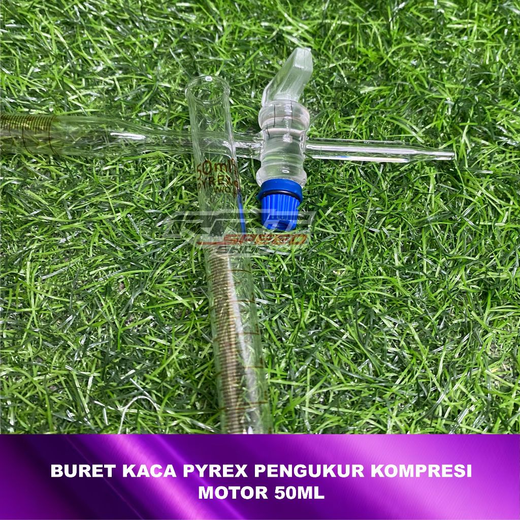 Jual ALAT BURET KACA PYREX PENGUKUR KOMPRESI MOTOR 25ML 50ML | Shopee ...