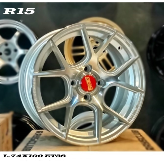 Jual velg bbs r15 velg mobil racing ring 15 lebar 7 pcd 4x100 smf ...