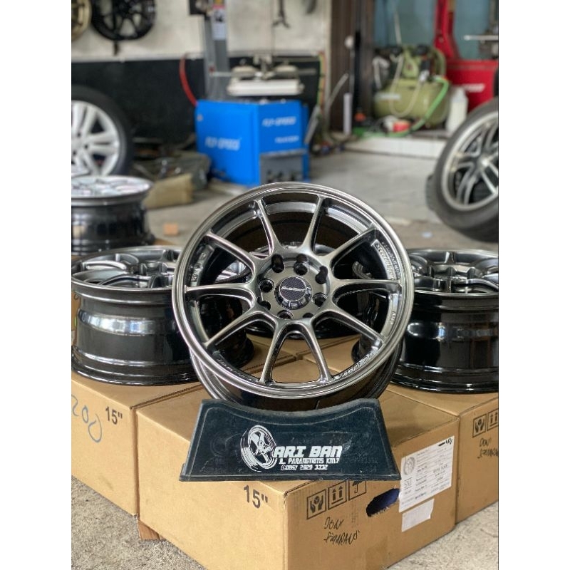 Jual velg wedsport tc105 Ring 15×7in et40 pcd 4×100-114 kondisi baru ...
