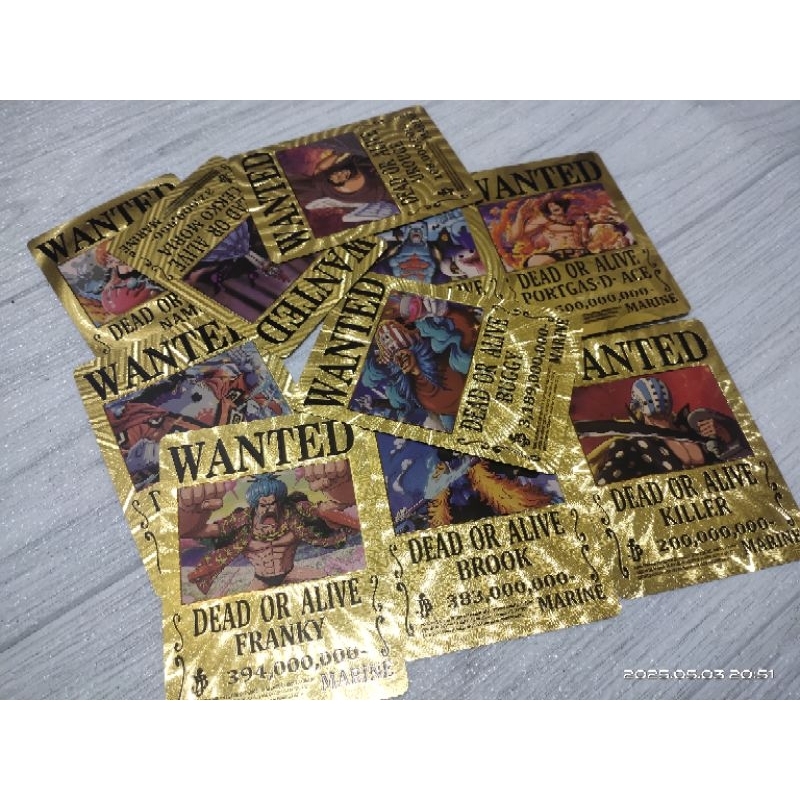 Jual 10 lembar kartu wanfis bahan plastik warna metal | Shopee Indonesia