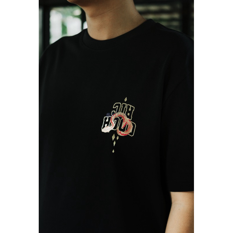 Jual RIC Ricky Is Clown Golded Scaled Snake Tee Black Original / Baju ...