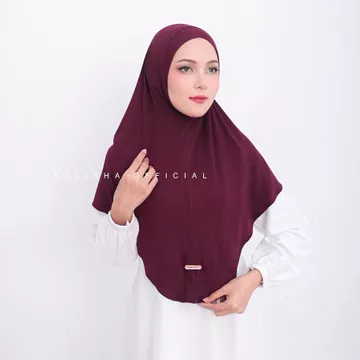 Kalisha X Mima Vanya Instan Bergo Rayon Viscose Size L