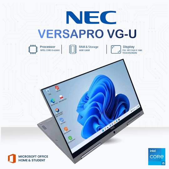 Jual NEC VersaPro VG-U | i5-6200U | 4GB RAM | 128GB SSD | 13.3