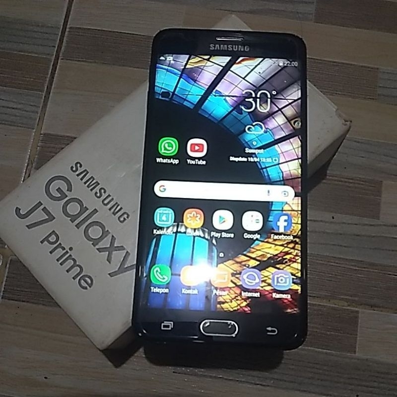Jual HP SAMSUNG GALAXI J7 PRIME RAM 3/32 GB NORMAL DAN SIAP PAKAI (WIFI ...