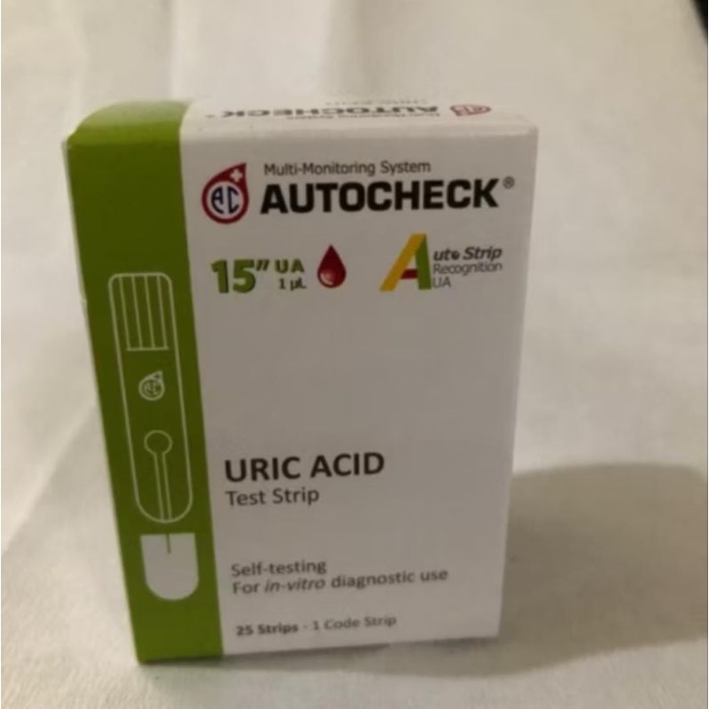 Jual STRIP AUTOCHECK URIC ACID/ Asam Urat /Strip Gula Autocheck ...