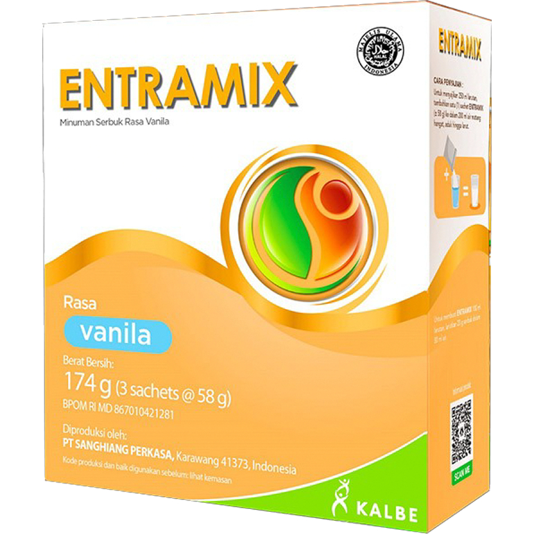 Jual Entramix Susu Bubuk – Nutrisi Seimbang Dewasa & Lansia | Vanilla ...